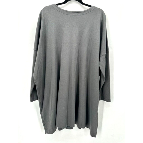 Eskandar Tunic Dress One Size Relaxed Lagenlook Boho Capsule Designer Minimalist - Picture 8 of 9